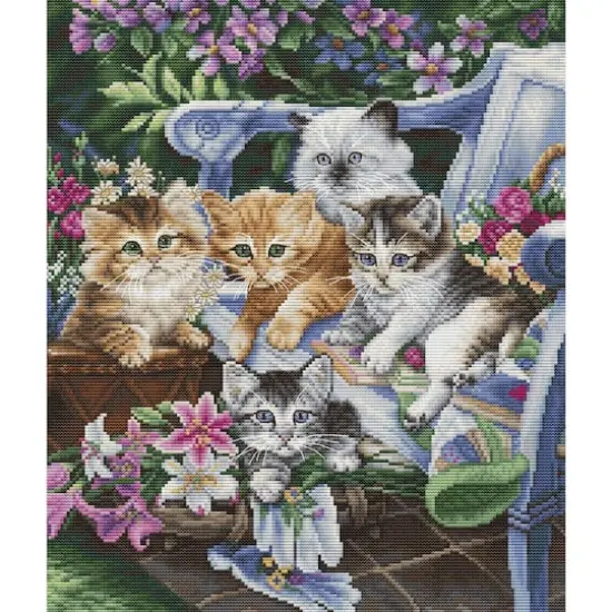 Luca-S Purfect Gardening Buddies Counted Cross-Stitch Kit {1}