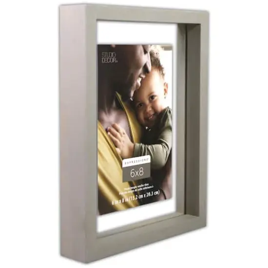 Expressions&trade; Gray Deep Float Frame by Studio D&eacute;cor&reg; {4}