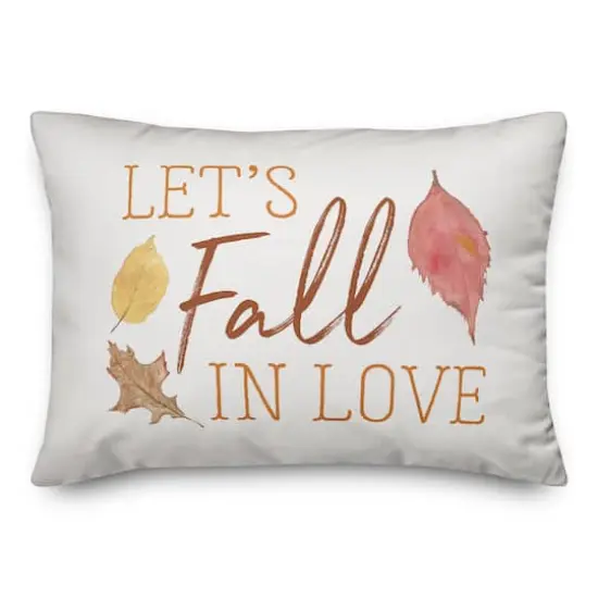 Let's Fall In Love Throw Pillow {1}