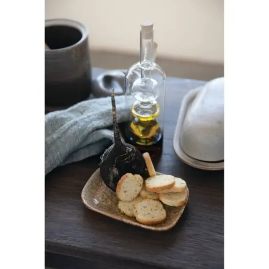 Hello Honey&reg; 8.5" Hand-Blown Glass Oil & Vinegar Cruet {3}