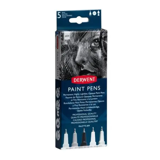 Derwent 5 Color Paint Pen Palette Set #04 {4}