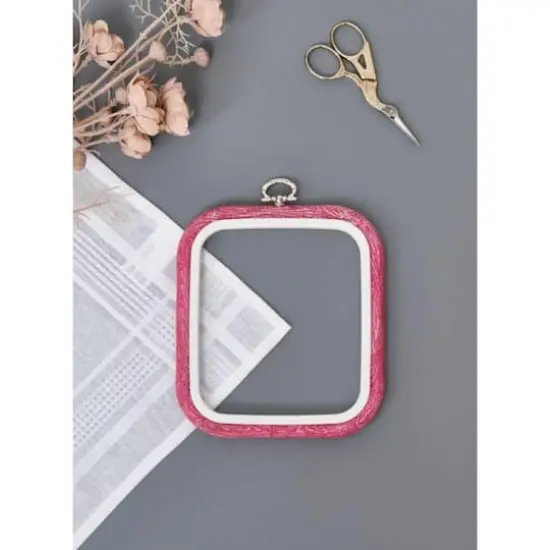 Nurge Square Flexi Hoop Pink {1}