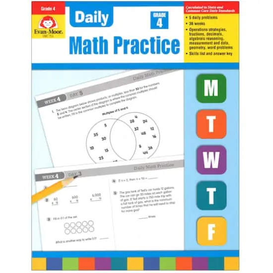 Evan Moor&reg; Daily Math Practice, Grade 4 {1}