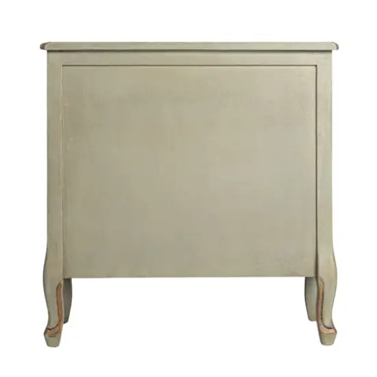 Hello Honey&reg; Distressed Gray Wood Dresser Cabinet {4}