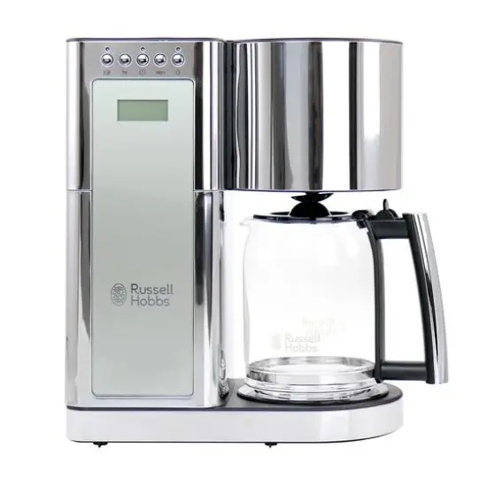 Russell Hobbs Silver Stainless Steel 8 Cup Glass Coffeemaker {1}