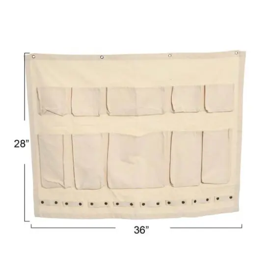 Household Essentials 28" Canvas Craft & Garden Wall Organizer {4}