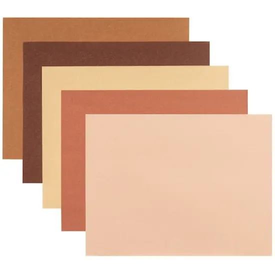 Prang&reg; 9" x 12" Shades of Me Medium Weight Construction Paper, 5 Packs of 50 Sheets {5}