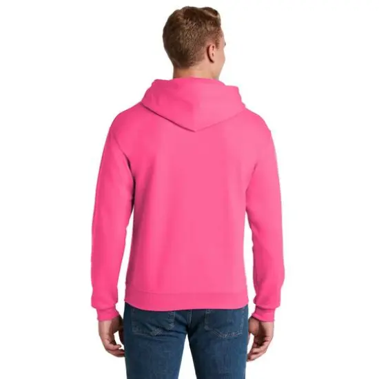 JERZEES&reg; NuBlend Pullover Hooded Sweatshirt Neon Pink {6}