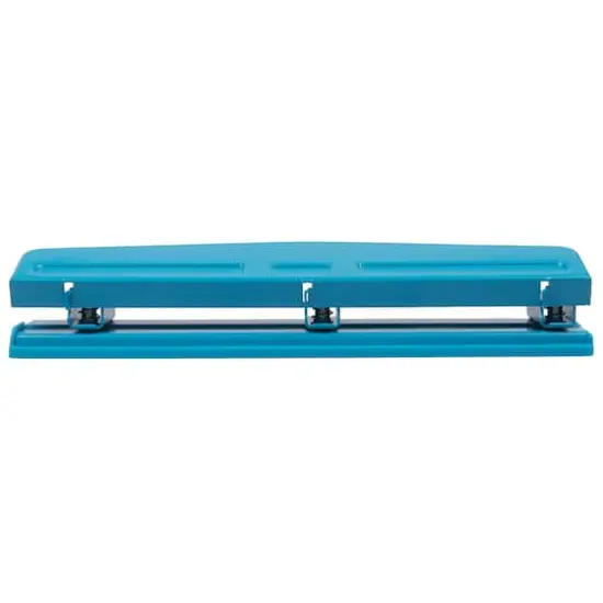 JAM Paper Metal 3-Hole Punch Blue {4}