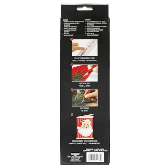 8" x 10" Jolly Santa Diamond Art Kit with Frame by Make Market&reg; {5}