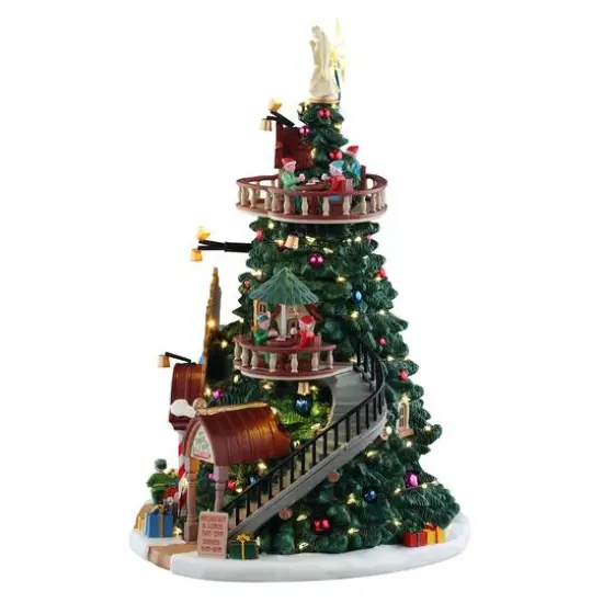 Lemax&reg; Santa's Wonderland Tannenbaum Tower Christmas Shops {4}