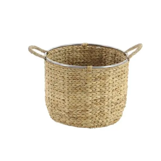 Tan Seagrass Natural Storage Basket Set {7}