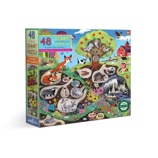 eeBoo Within the Country 48 Piece Giant Floor Jigsaw Puzzle {6}