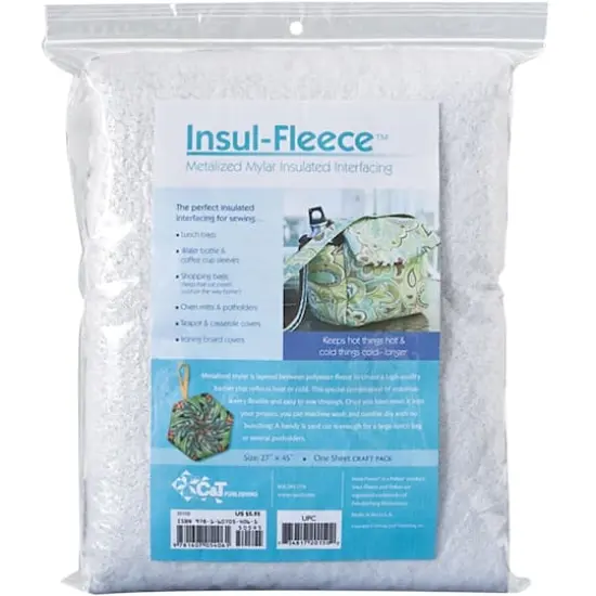 Insul-Fleece Metalized Mylar Insulated Interfacing, 27" x 45" {1}