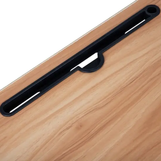 Mind Reader Freestanding Portable Foldable Lap Desk with Fold-Up Legs Beige {8}