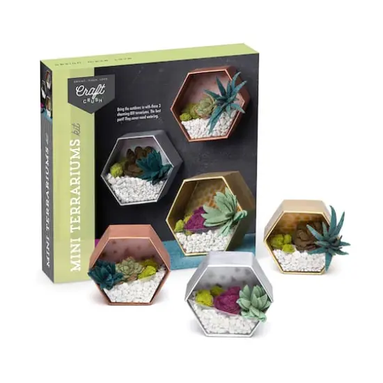 Craft Crush - Mini Terrariums Kit {4}