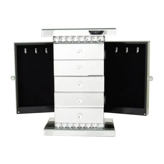 Silver Glam Jewelry Box {3}