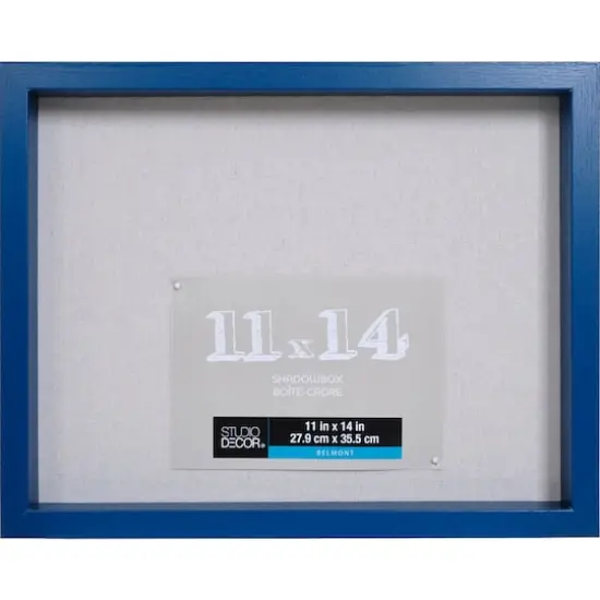 Sapphire Blue 11" x 14"Belmont Shadow Box by Studio D&eacute;cor&reg; {1}