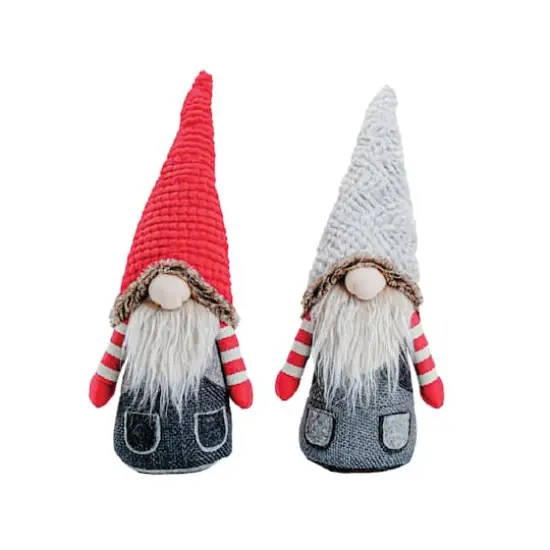 Santa's Workshop 20" Denim Gnomes Set {1}