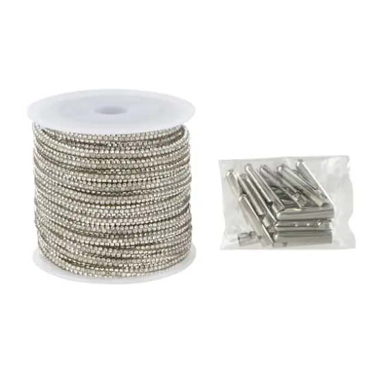 3.5mm Glass Rhinestone Lace, 6yd. by Bead Landing&trade; Crystal {3}