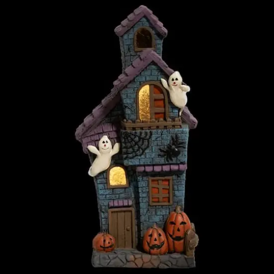 23" LED Haunted House with Ghosts Halloween Decoration {4}