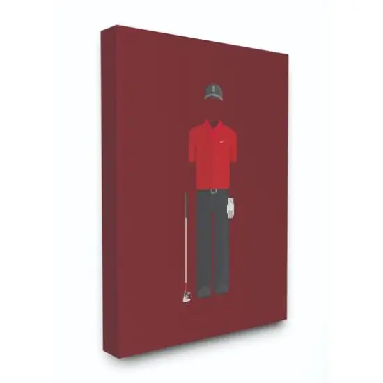 Stupell Industries Tiger Woods Fashion Design Canvas Wall Art {1}