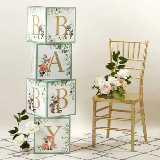 Kate Aspen&reg; Woodland Baby Block Box Set {10}