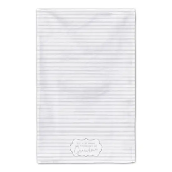 The Best Moms Get Promoted to Grandma Tea Towel Set {5}