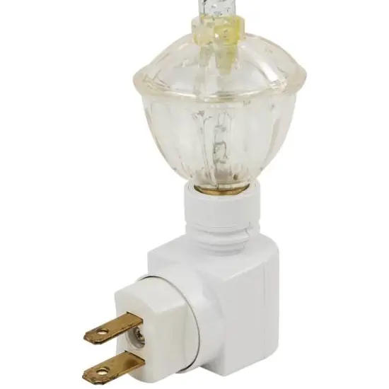 6.5" Clear Retro Style Christmas Bubble Night Light {8}