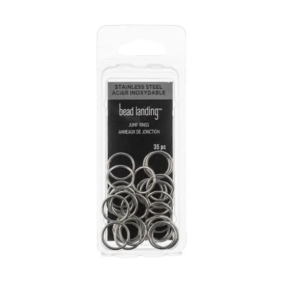 12mm Jump Rings, 35ct. by Bead Landing&trade; Stainless Steel {1}