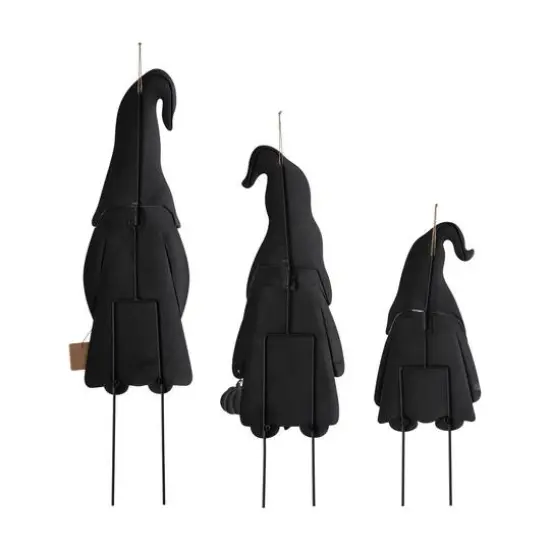 Glitzhome&reg; Gnome Family Metal Yard Stake or Standing D&eacute;cor Set {5}