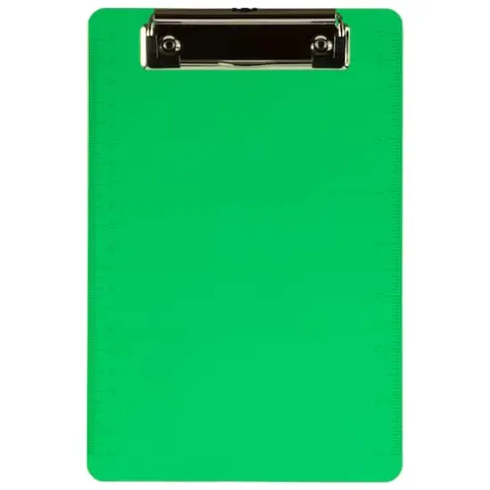 JAM Paper Mini Plastic Memo Clipboard Green {1}
