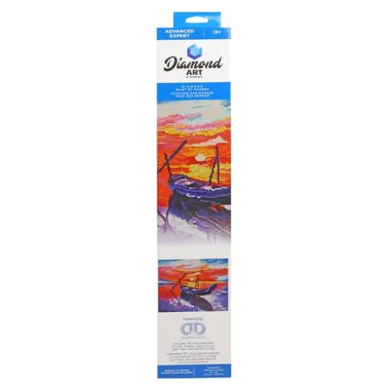 Diamond Art Advanced Sunset Boat Kit {3}