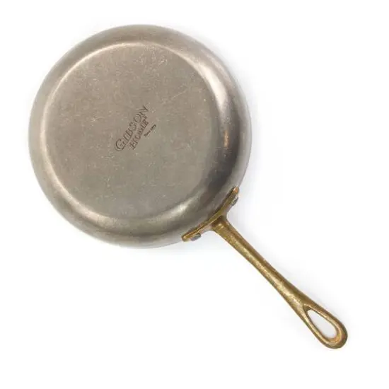Gibson Home® Normandie 5.5'' Silver and Gold Stainless Steel Mini Frying Pan {8}