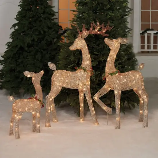 Glittering Thread Deer Family Set {1}