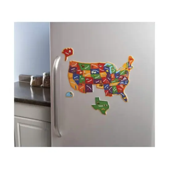 Learning Essentials&trade; Magnetic U.S. Map 44 Piece Puzzle {4}