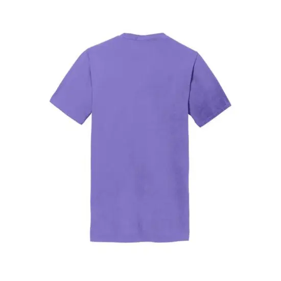 Port & Company® Beach Wash® Garment-Dyed Adult Pocket T-Shirt Amethyst {5}