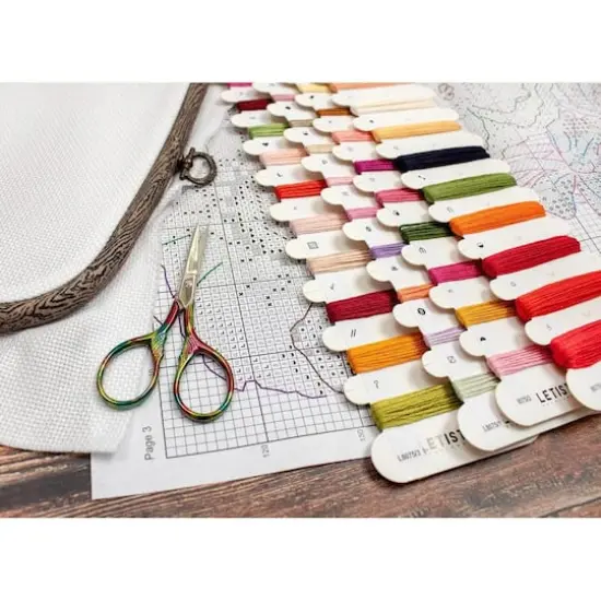 LetiStitch Poppy Counted Cross Stitch Kit {6}