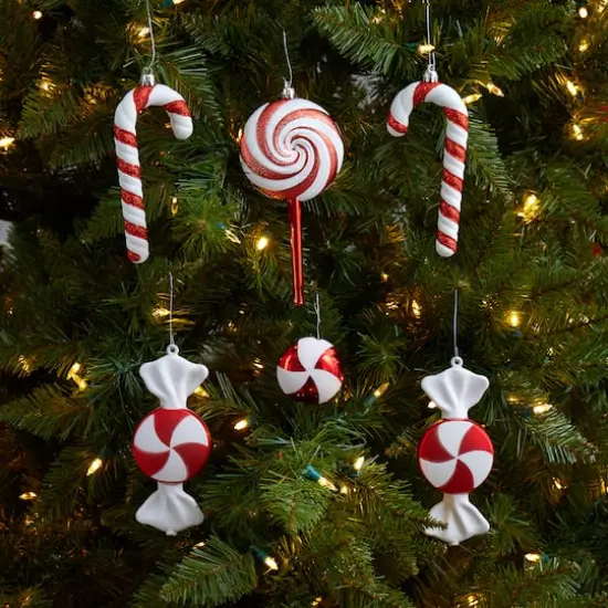 6ct. 7" Shatterproof Christmas Candy Ornaments {6}
