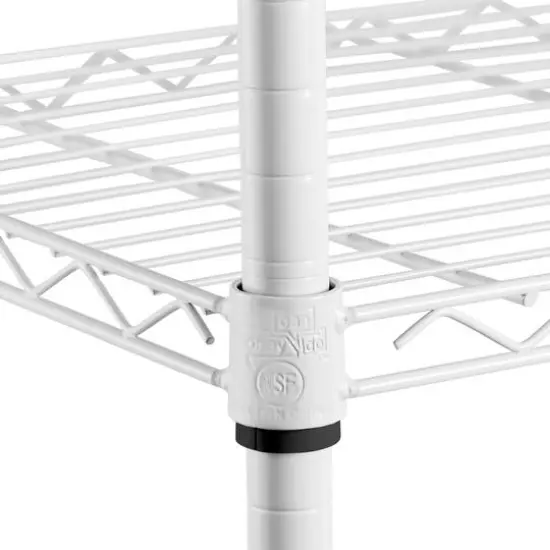 Honey Can Do White 5-Tier Heavy-Duty Adjustable Shelving Unit {6}