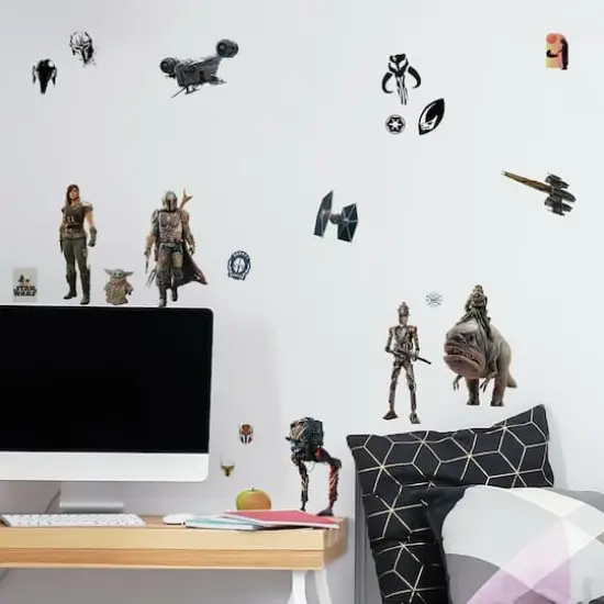 RoomMates The Mandalorian Peel & Stick Wall Decals {3}