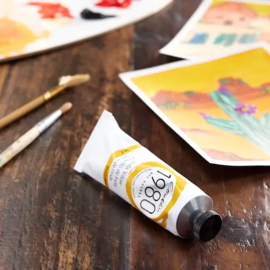 Gamblin 1980 Oil Color, 37mL Indian Yellow {3}