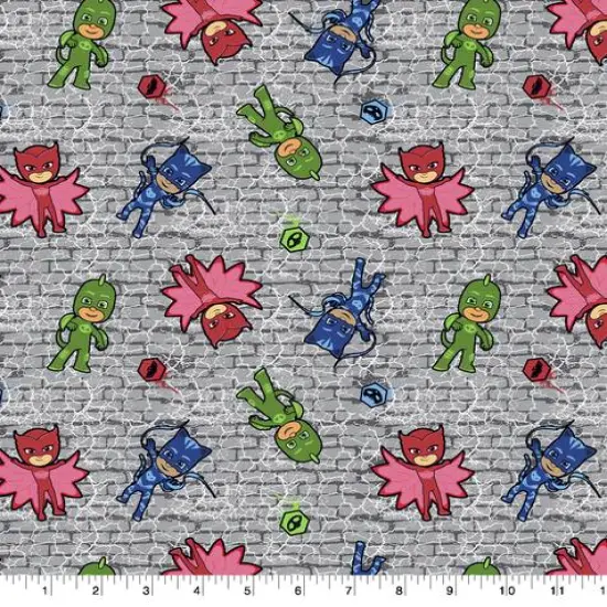 Eone PJ Masks Characters Cotton Fabric {4}