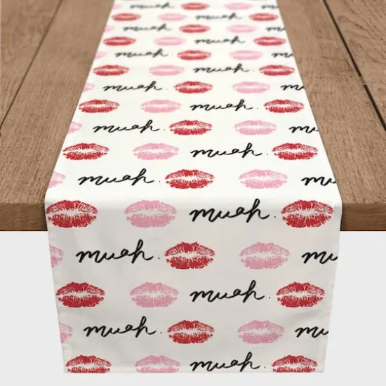 72" Lips Valentine's Day Table Runner {3}