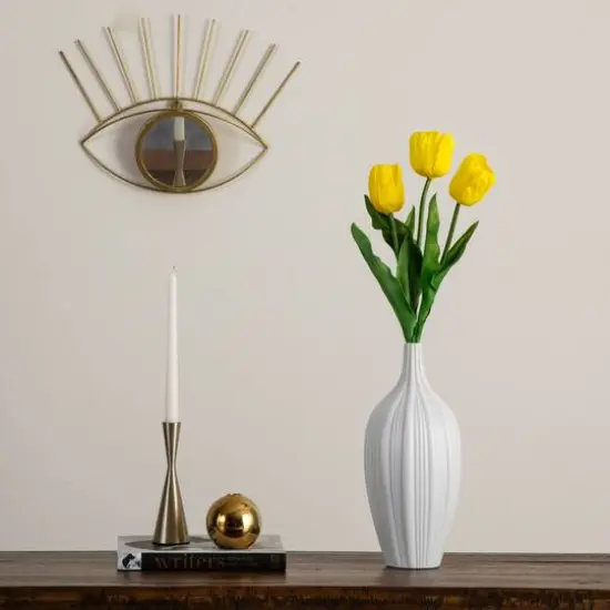 25" Yellow Tulip Flower Stems, 3ct. {3}