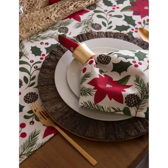DII&reg; 108'' Woodland Christmas Table Runner {4}