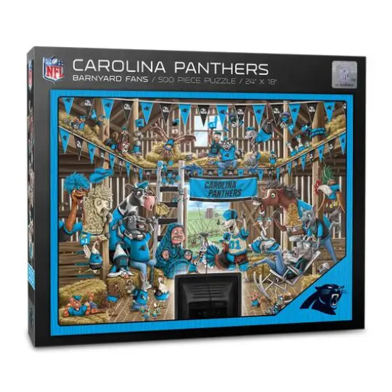 NFL Barnyard Fans 500 Piece Puzzle Carolina Panthers {2}