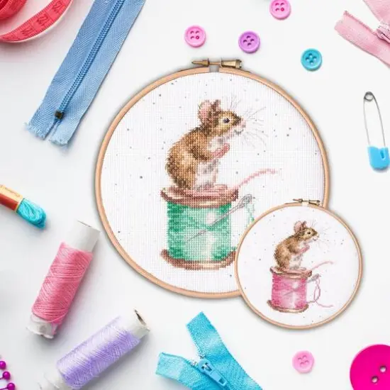 Bothy Threads Sew It Begins Counted Cross Stitch Kit with Hoop {3}