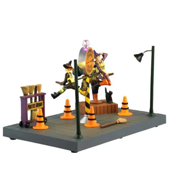 Lemax&reg; Spooky Town&reg; Zoomie Brooms Flying School {5}