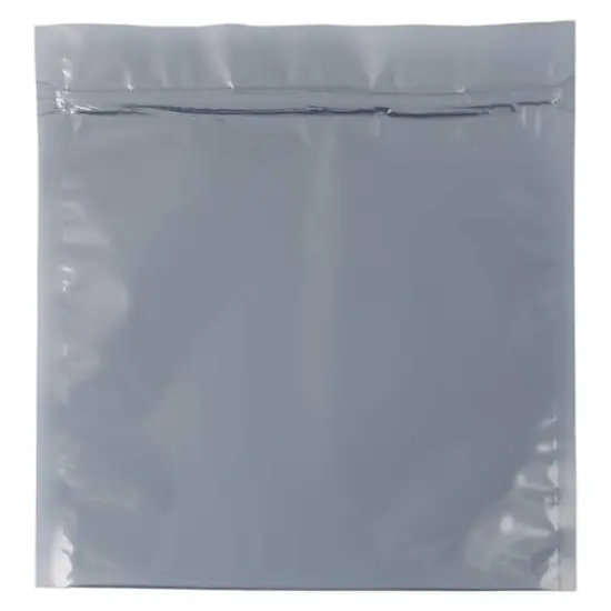 JAM Paper 8.5" x 8.5" Clear Square Foil Invitation Envelopes with Zip Closure, 25ct. {1}